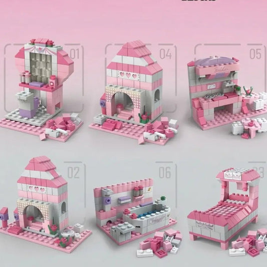 Lego Pink Castle 6*1 - Skills Toy Store
