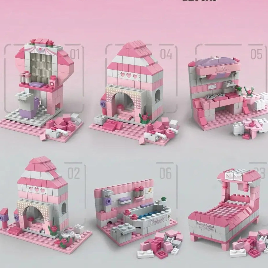Lego Pink Castle 6*1