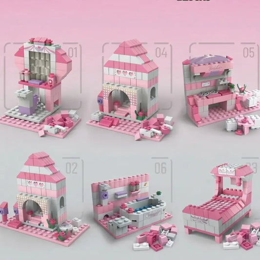 Lego Pink Castle 6*1