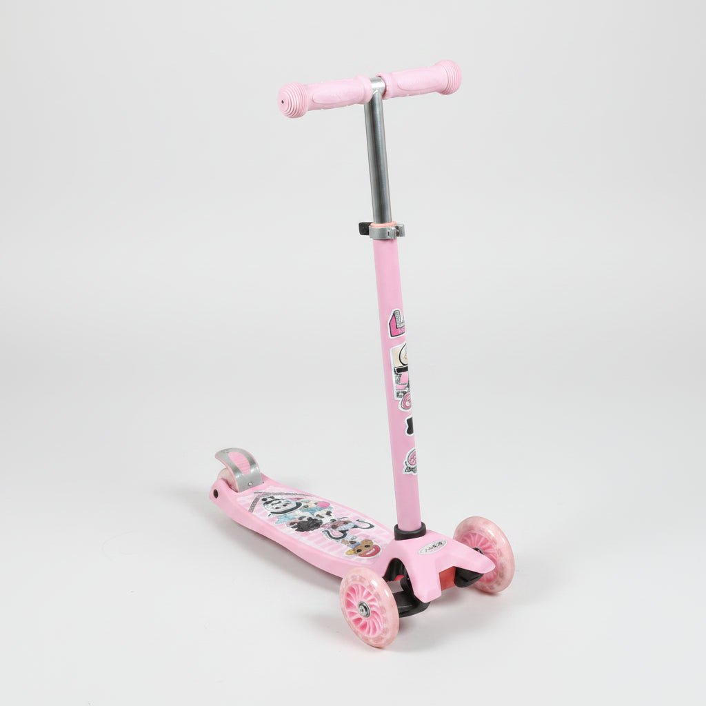 Light-Up 3-Wheel Kids Scooter (Pink & Blue) - Skills Toy Store