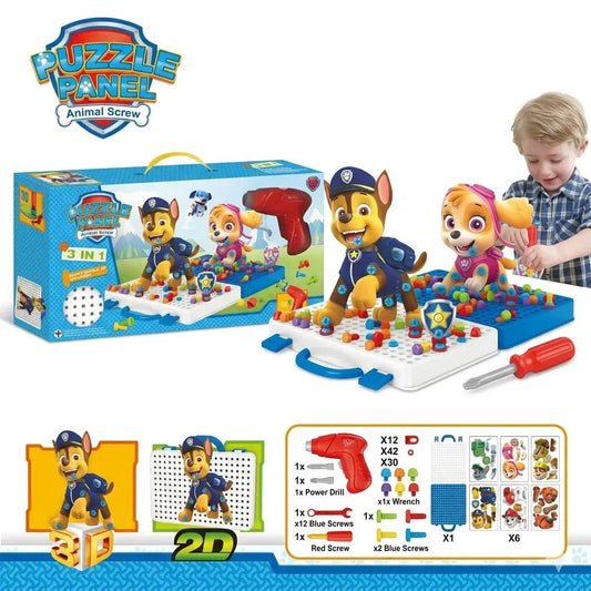 Paw Patrol 3-in-1 Puzzle Panel - Skills Toy Store