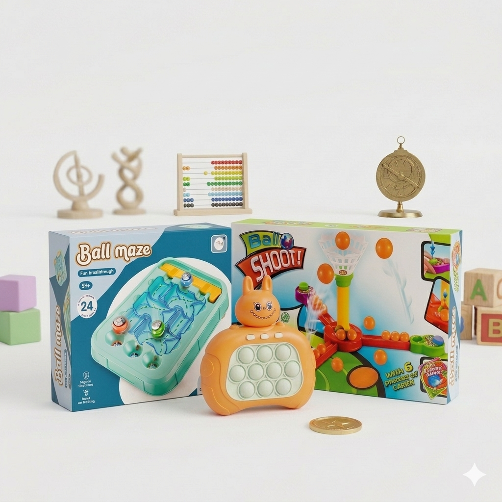 Fun & Focus Bundle (3-in-1) - Interactive Skill-Building Set