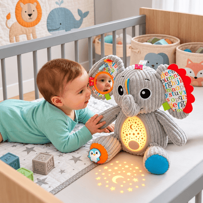Baby Plush Toy ✨ | Music & Projection - Skills Toy Store