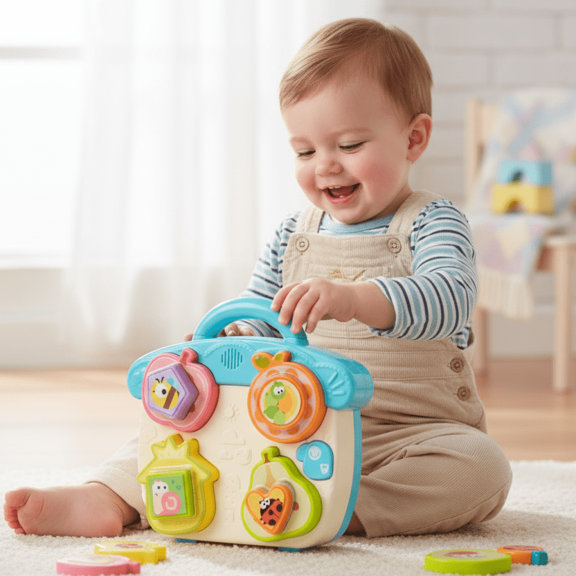 بازل الأشكال التفاعلي - 9 قطع - Skills Toy Store