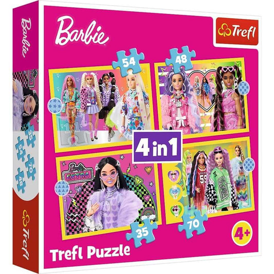 بازل باربي 4 في 1 - Skills Toy Store