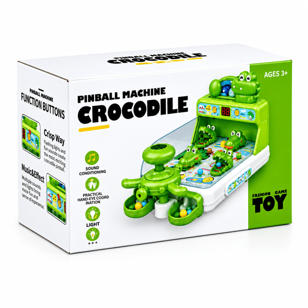 Crocodile Pinball Game - Skills Toy Store