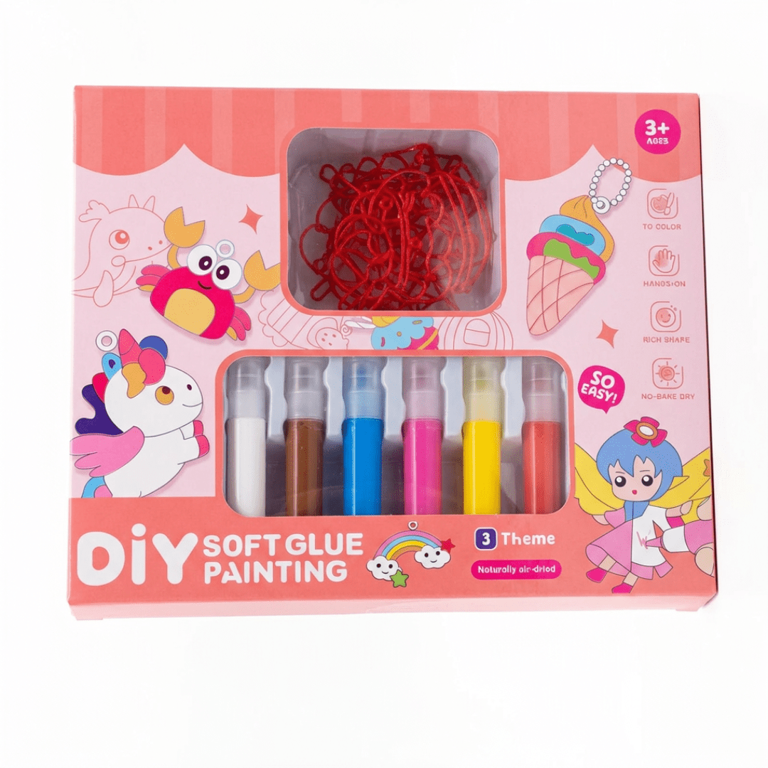 DIY Soft Glue Painting Kit - Skills Toy Store