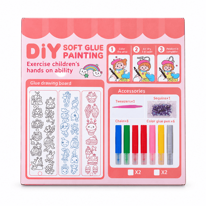DIY Soft Glue Painting Kit - Skills Toy Store