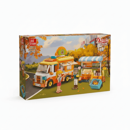 Dream Town Food Truck Building Set – 299 Pieces - Skills Toy Store