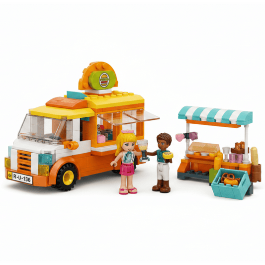 Dream Town Food Truck Building Set – 299 Pieces - Skills Toy Store