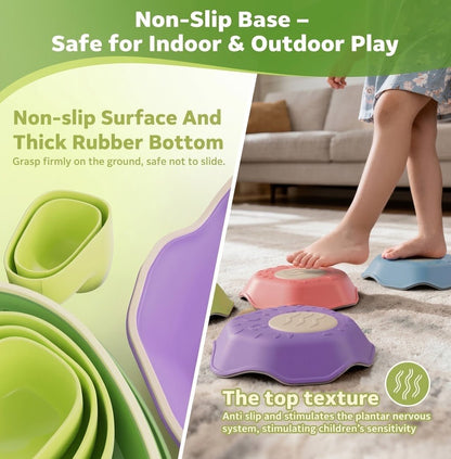 Frog Balance Stepping Stones 🐢 | Active Play Set - Skills Toy Store