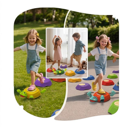Frog Balance Stepping Stones 🐢 | Active Play Set - Skills Toy Store