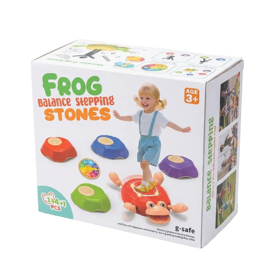 Frog Balance Stepping Stones 🐢 | Active Play Set - Skills Toy Store