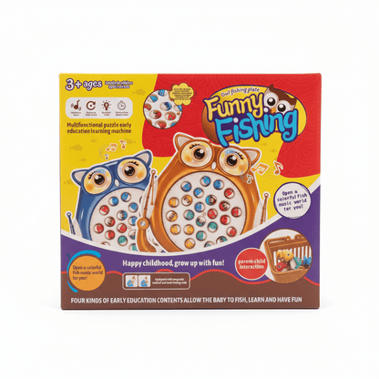 Funny Fishing – Owl Magnetic Fishing Game - Skills Toy Store