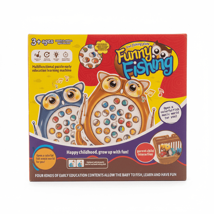 Funny Fishing – Owl Magnetic Fishing Game - Skills Toy Store