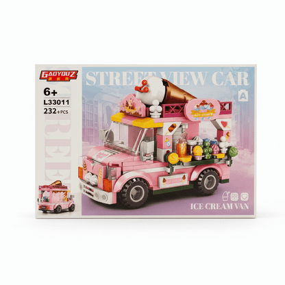 Ice Cream Van Building Set – 232 Pieces - Skills Toy Store