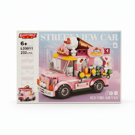Ice Cream Van Building Set – 232 Pieces - Skills Toy Store