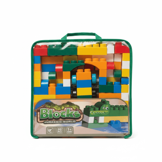 Jurassic World Building Blocks – 95 PCS - Skills Toy Store
