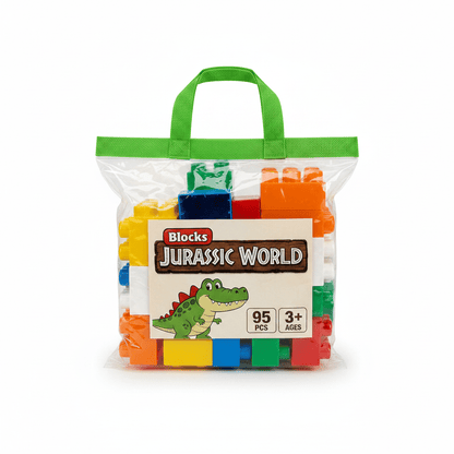 Jurassic World Building Blocks – 95 PCS - Skills Toy Store