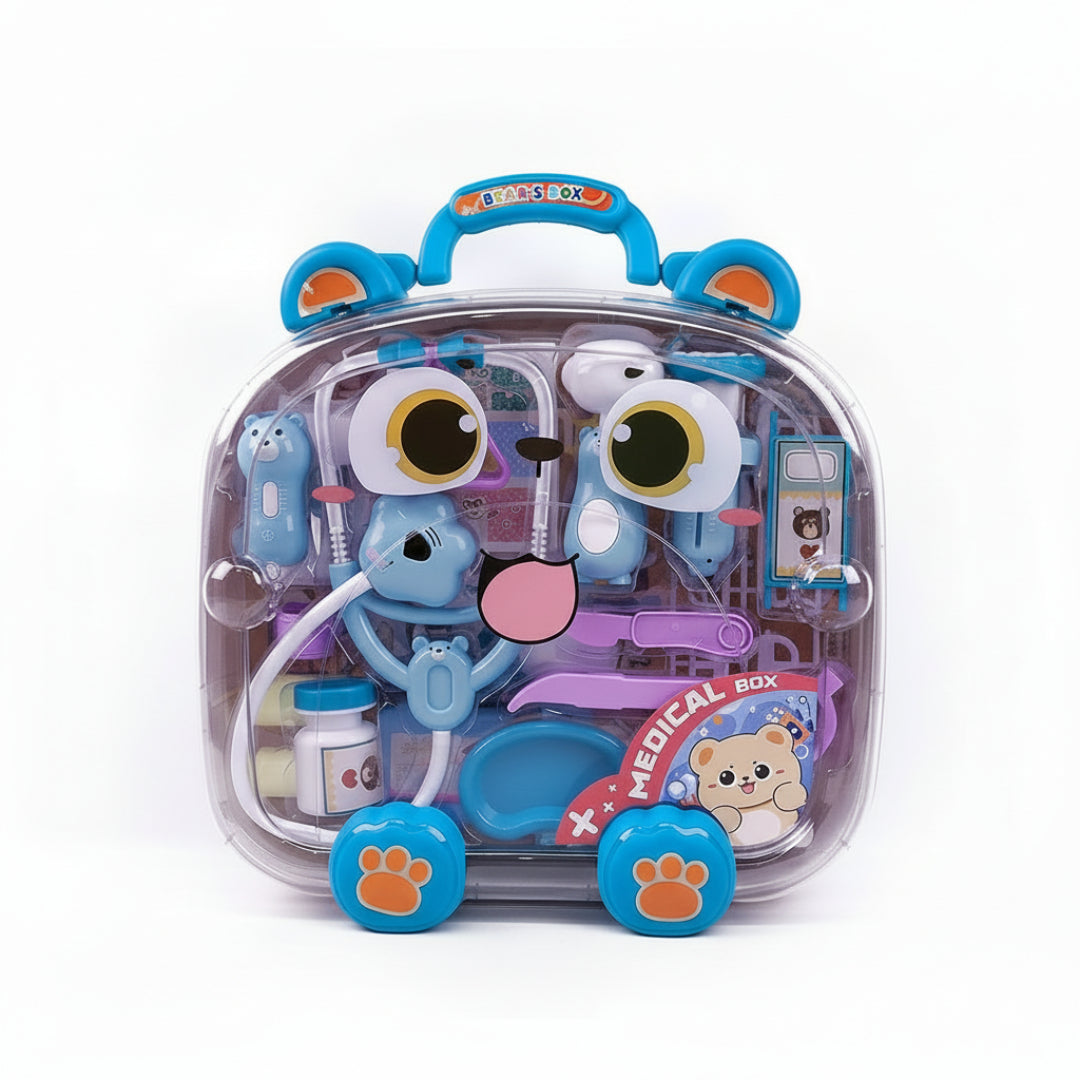 شنطة دكتور ألعاب للأطفال - طقم طبي كامل موديل B | Kids Medical Kit - Toy Doctor Set Model B