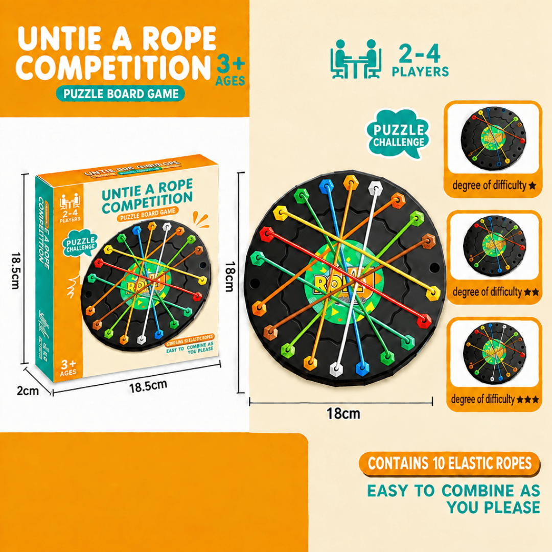 Knot Untangling Game - Skills Toy Store