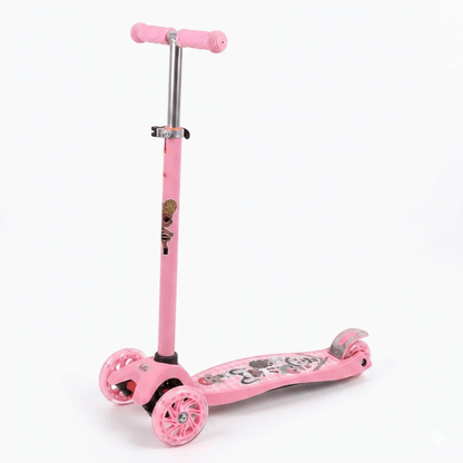 Light-Up 3-Wheel Kids Scooter (Pink & Blue) - Skills Toy Store