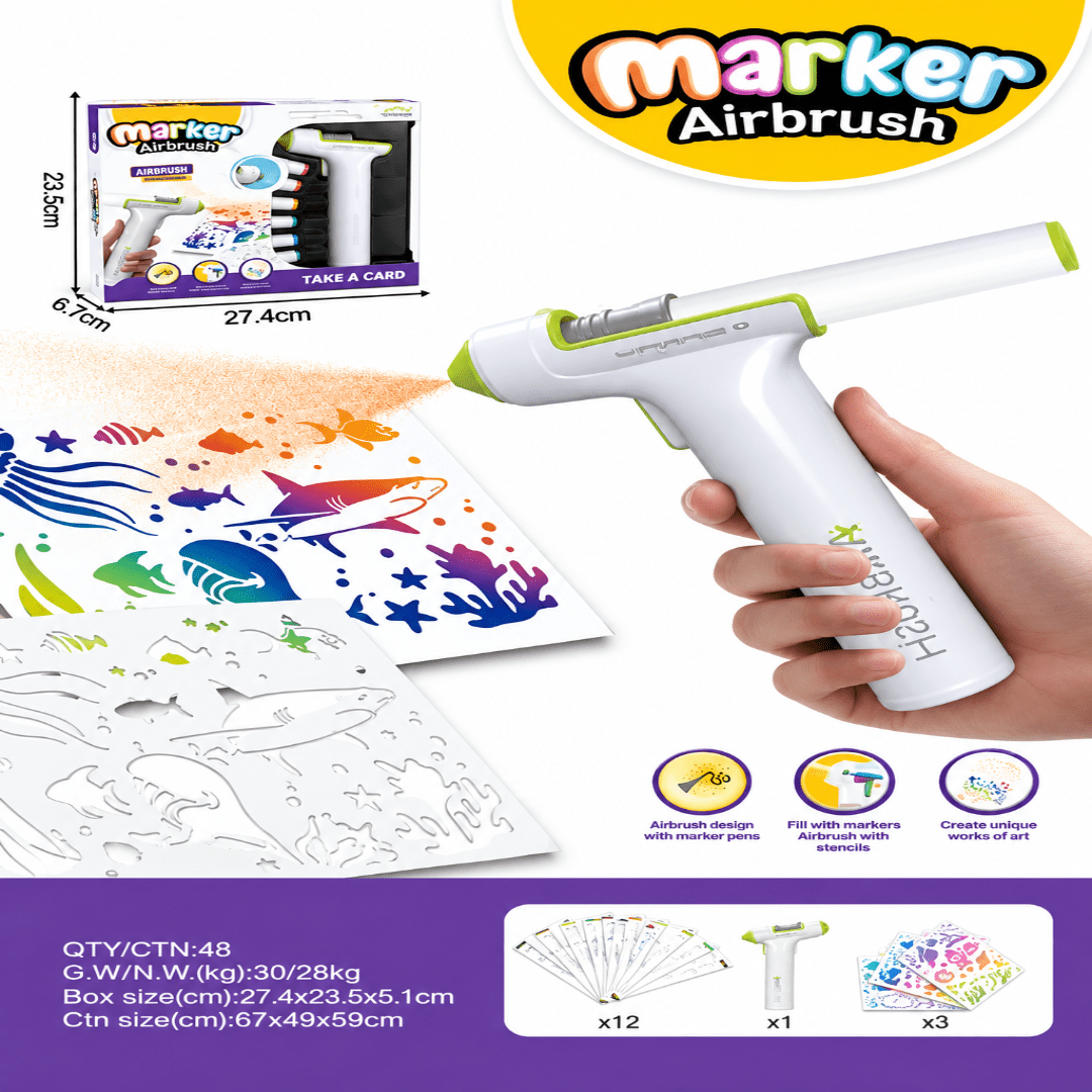 Marker Airbrush Art Kit - Skills Toy Store