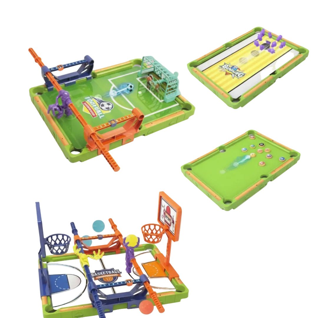 مجموعة الألعاب الرياضية المصغرة 5 في 1 - كولكشن الأبطال - Skills Toy Store