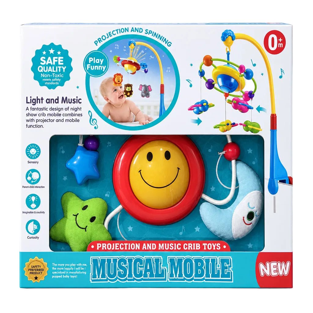 Musical Baby Crib Mobile with Light & Projector - Skills Toy Store