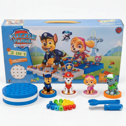 Paw Patrol 3-in-1 Puzzle Panel - Skills Toy Store