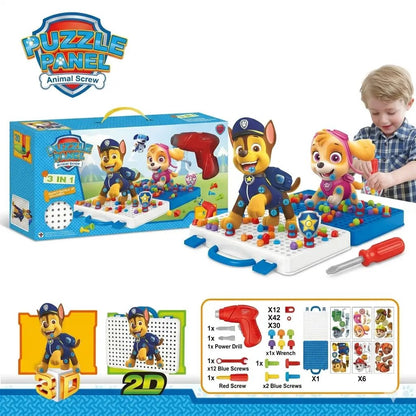 Paw Patrol 3-in-1 Puzzle Panel - Skills Toy Store