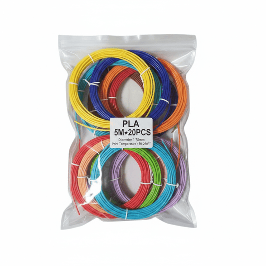 PLA 3D Pen Filament Refills – 20 Colors (5M Each) - Skills Toy Store