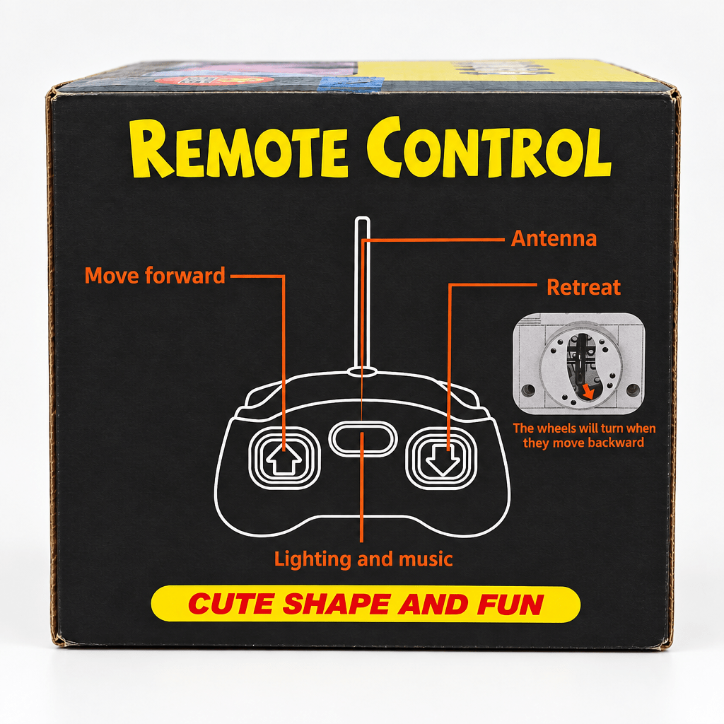 Remote Control Vinyl Bus 🚐 | Lights & Music - Skills Toy Store