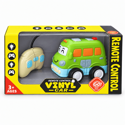 Remote Control Vinyl Bus 🚐 | Lights & Music - Skills Toy Store