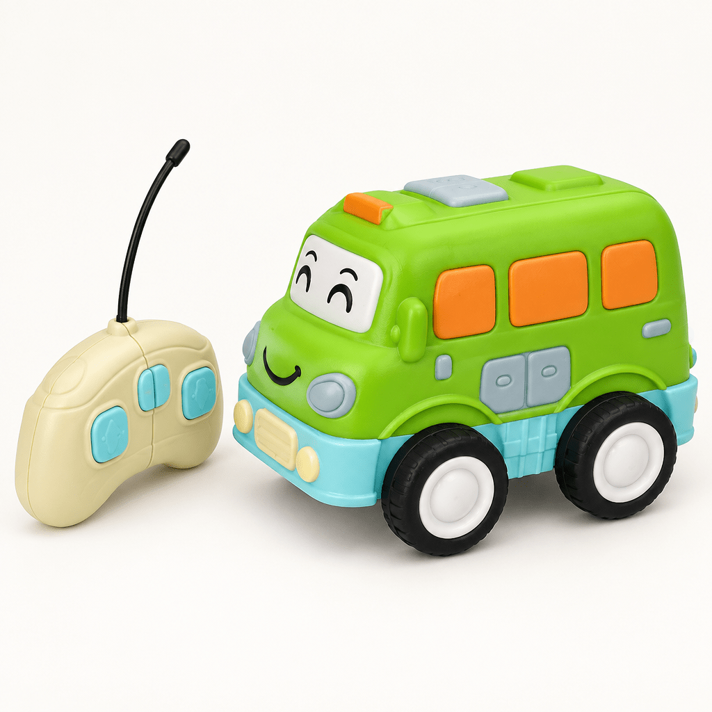 Remote Control Vinyl Bus 🚐 | Lights & Music - Skills Toy Store