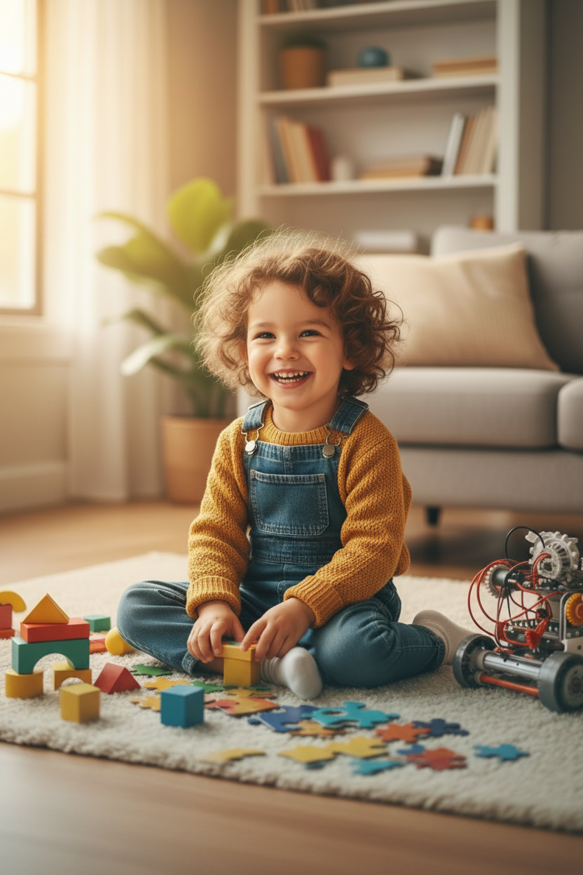 Skills Toy Store Clean Portrait Banner