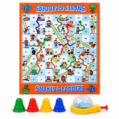 Snakes & Ladders Game Mat with Dice Popper - Skills Toy Store