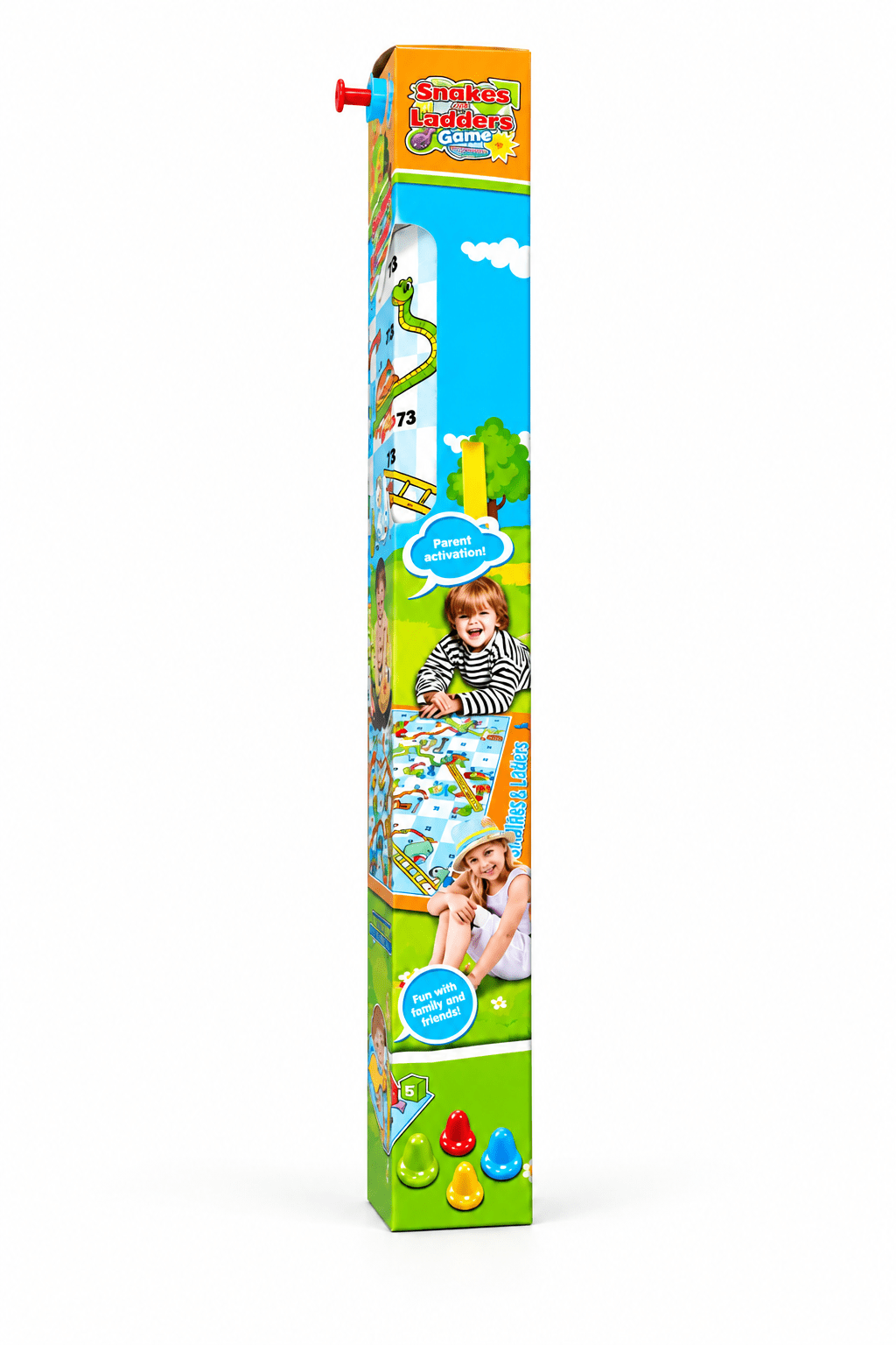 Snakes & Ladders Game Mat with Dice Popper - Skills Toy Store