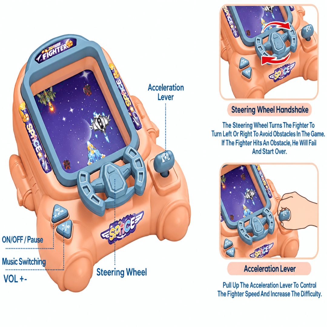 Space Fighter Steering Game - Skills Toy Store