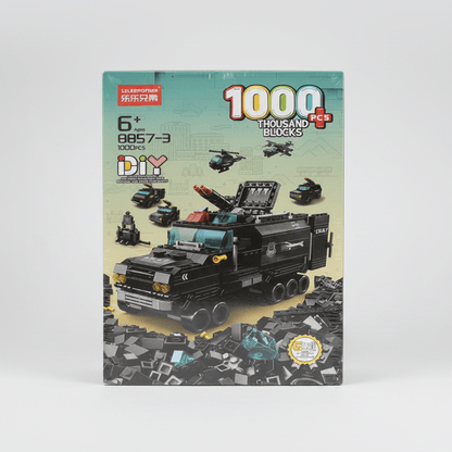 SWAT Truck 6-in-1 Building Set – 1000 Pieces - Skills Toy Store