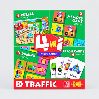 Traffic 4-in-1 Games Set - Skills Toy Store