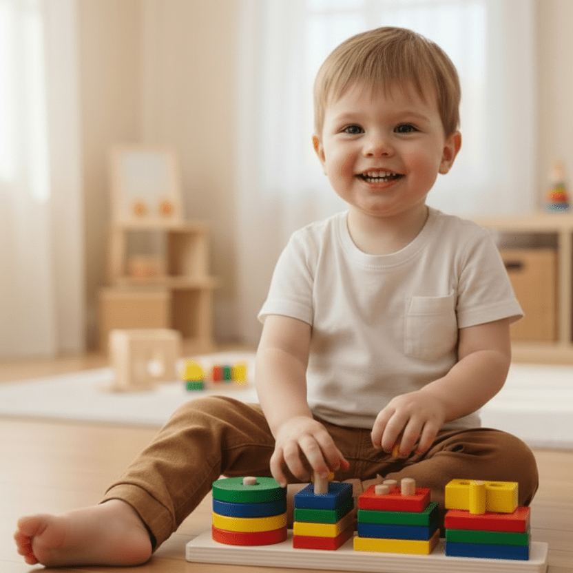 تصنيف الأشكال الهندسية الخشبية - Skills Toy Store