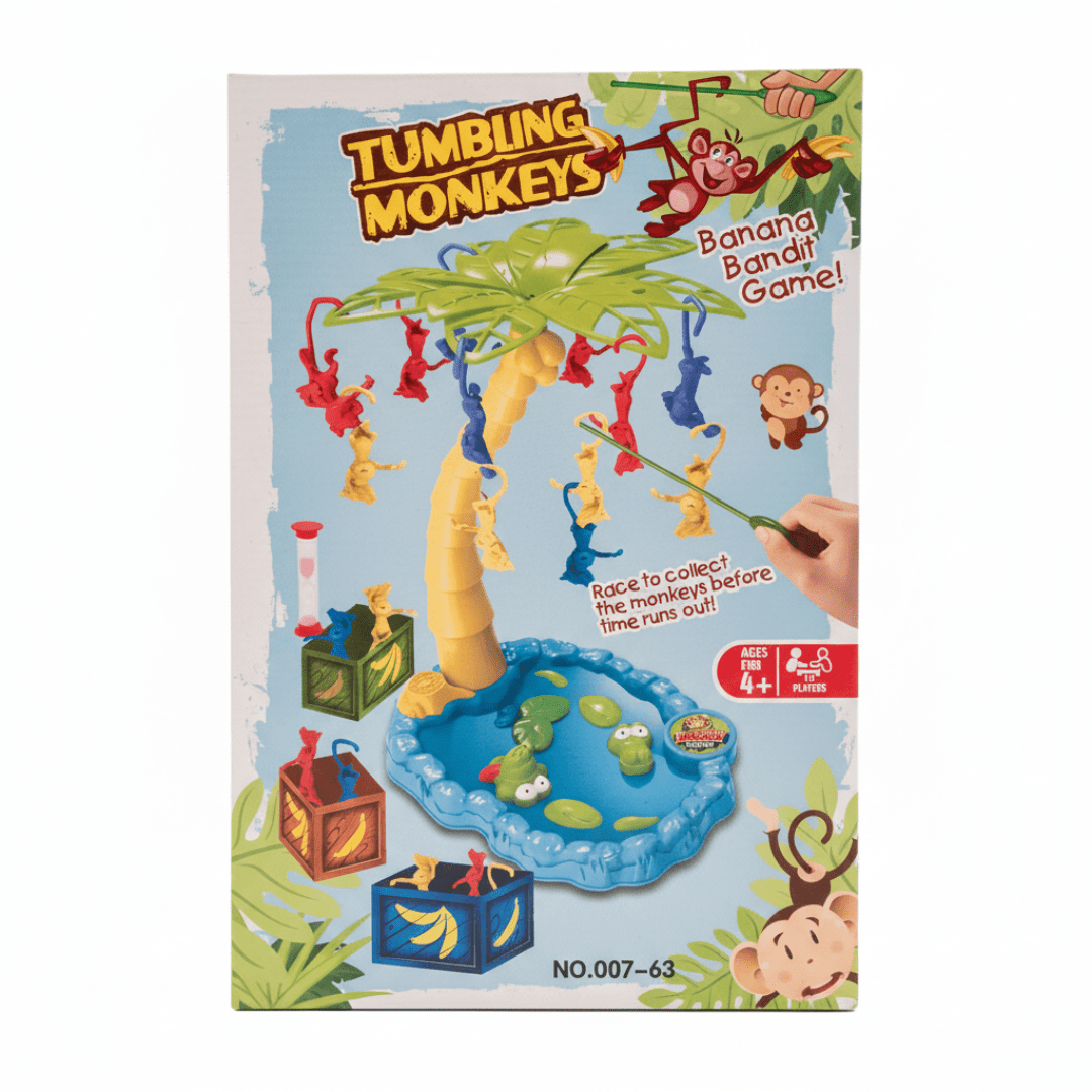 Tumbling Monkeys – Banana Bandit Family Game - Skills Toy Store